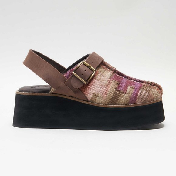 FREE PEOPLE Astrid Platform Mules / Mulberry Mix - Picture 9 of 14